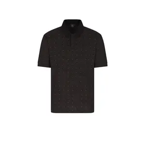Поло с коротким рукавом Armani Exchange XM000736_AF10819, черный