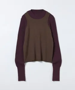 Пуловер двухцветный, 12 г Jeanasis, цвет Other Purple Colors(97)