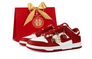 Износостойкие и легкие низкие кроссовки Dunk Unisex для скейтбординга Nike, красный