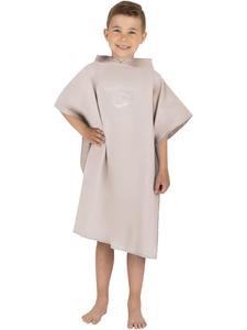 Normani Детский банный пончо из быстросохнущей микрофибры розового цвета