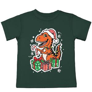 Футболка с принтом оранжевого динозавра для малышей The Juniper Shop, Forest