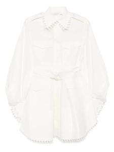 Платье Mini Illuminate в стиле утилитарности Zimmermann, нейтральный