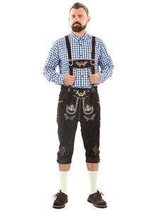 Обычные традиционные брюки Alessandro Salvarini, темно-коричневый