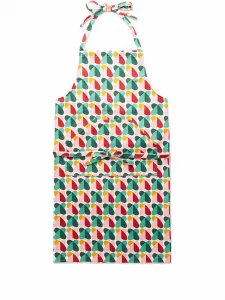 Фартук с графичным принтом La Doublej, зеленый