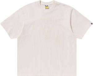 Футболка BAPE Bathing Ape Relaxed Fit 'Ivory', кремовый
