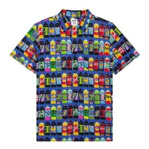 Рубашка x fergus all over print rayon short sleeve shirt 'multi-color' Vans, мультиколор