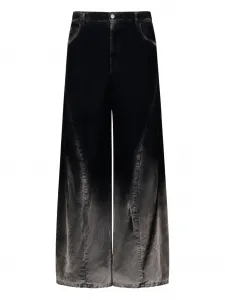 Джинсы с эффектом омбре Marni, черный