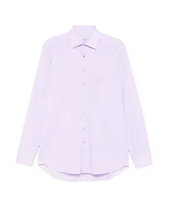 Рубашка из эластичного хлопка Etro, фиолетовый