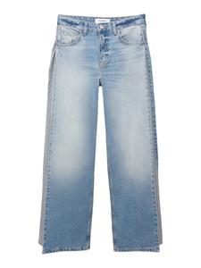 Джинсы с широкими штанинами Pull&Bear, Blue Denim