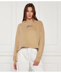 Толстовка c_eblousa2 Cropped fit Boss Orange, бежевый