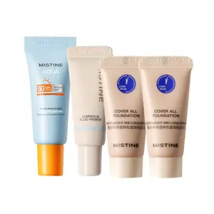 Средство для макияжа с защитой от солнца бестселлер пробный набор стойкий контроль жирного блеска выравнивание тона естественный вид Mistine