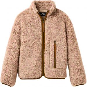 Пальто из бархата UGG, белый pepper