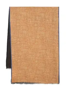 Шарф с бахромой Dell'Oglio, желтый