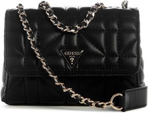 Женская сумка-трансформер GUESS Edita Mini с клапаном через плечо, Black