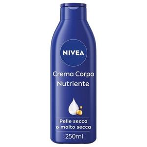 Питательный крем для тела NIVEA 250 мл, обогащенный чистой гиалуроновой кислотой, миндальным маслом и интенсивной питательной сывороткой