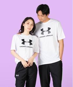 Футболка с коротким рукавом, логотипом, для тренировок, мужская UNDER ARMOUR, белый