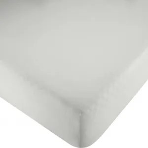 Простыня на резинке Würzburg, белая, устойчивая к кипячению, 120x200 см Erwin Müller