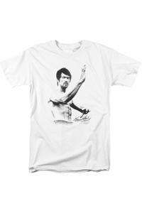Футболка с коротким рукавом для взрослых Bruce Lee Serenity Gildan, белый