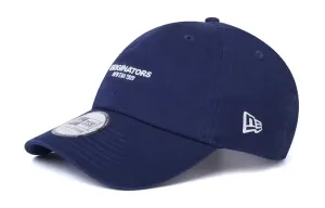 New Era Хлопковая бейсболка унисекс синяя, Blue