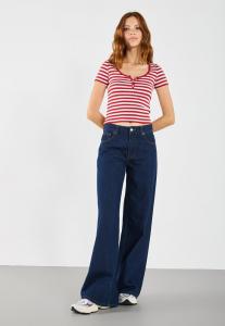 Футболка Even&Odd 2 PACK, Egret,Dark Red/Light Grey Melange/Off-White