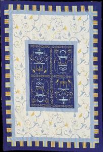 Плед Bassetti OPLONTIS цвет СИНИЙ В9Н 155х220 см