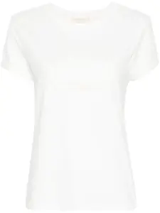 Футболка с вышитым логотипом TWINSET, белый