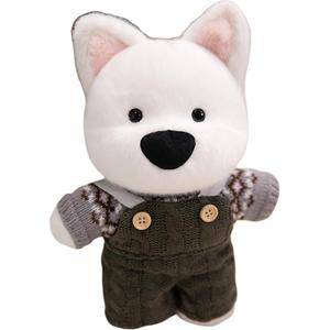 Плюшевая кукла щенка вест хайленд уайт терьера высотой 28см YUEZHILIAN