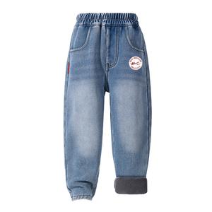 Детские джинсы Moderate WARRIOR, [fleece-lined]светло-синий/h round logo k