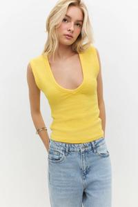 Топ No Matter What, желтый