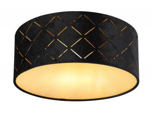 Потолочный светильник Globo, 26x10 см, опал/черный