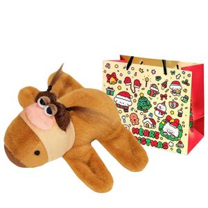 Мягкая игрушка капибара на запястье кукла плюш высота 26см Fat Fat Dragon