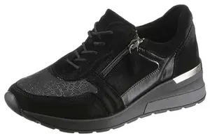 Кроссовки на танкетке Waldläufer "H-CLARA-SOFT", с удобными ортопедическими элементами, ширина H, черный