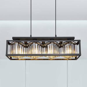 Подвесной светильник Globo Lighting Mathilde, дымчатое стекло / железо - 4-х ламповый