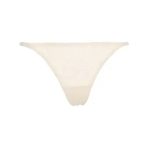 Кружевные стринги Guess, бежевый