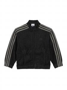 Adidas Originals Куртка межсезонная 'FIREBIRD' в черном дениме