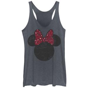 Майка Tri-Blend Racerback с силуэтом Минни Маус Disney's Juniors Licensed Character