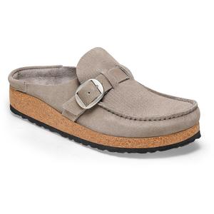 Женские замшевые тапочки Buckley Birkenstock, Corduroy Stone Coin