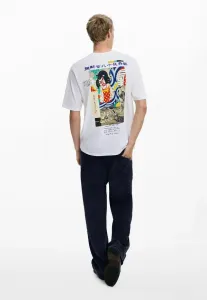 Футболка с принтом Desigual, White