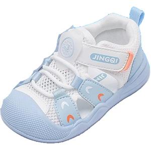 Дышащие нескользящие детские ботинки для малышей Jingqi, синий
