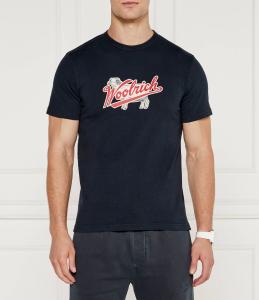 Футболка Woolrich Regular Fit, темно-синий