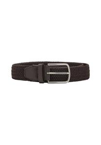 Ремень Mango Braided belt, Dark Brown