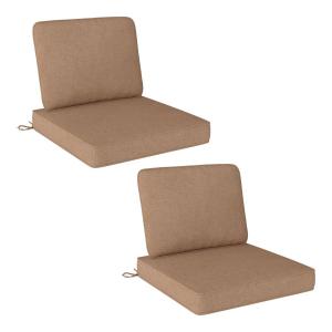 Комплект из 2 подушек для патио со съемными чехлами Slickblue, Brown