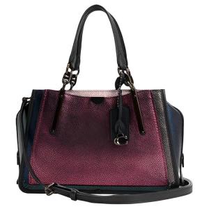 COACH Мечтательница Кожаная Сумка через плечо на одно плечо Средняя Женская Смешанная Темная Ягодное Варенье