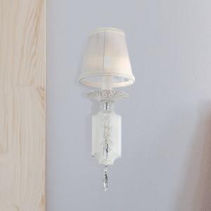 Настенный светильник Maytoni Decorative Lighting Grace, смешанная ткань / смешанный металл - количество языков пламени: 1