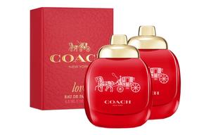 COACH Набор пробников духов In The Name Of Love Eau De Parfum EDP цветочно-фруктовый, Strawberry Rose Cedar 4,5 мл/4,5 мл*2