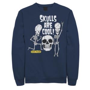 Мужской свитшот Бивис и Батт-Хед "Skulls Are Cool" Licensed Character, синий