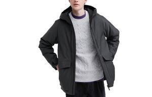 UNIQLO Куртка унисекс графитово-серая, Graphite Gray