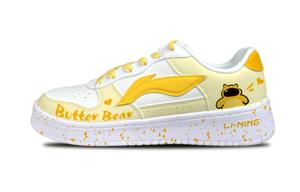 LINING Кроссовки для скейтбординга Unisex Yellow с амортизацией, устойчивые к истиранию и дышащие