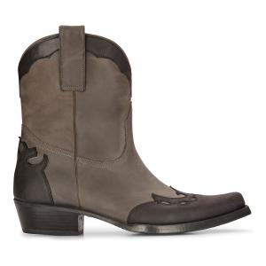 Сапоги вестерн из кожи кубинские ковбойские винклпикеры классические остроконечные Infinity Leather, черный