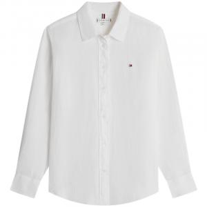 Рубашка женская с лацканом Lapel Moderate Tommy Hilfiger, белый ycf